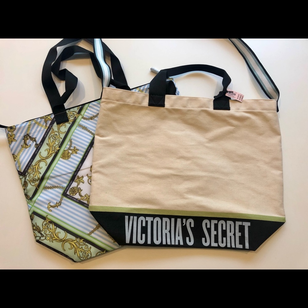 Victoria’s Secret set of 2 Tote Bags.  NWT